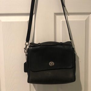 Black vintage Coach Bag.